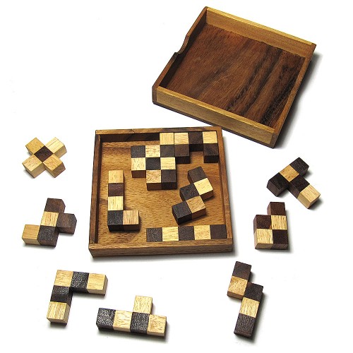 Pentomino mit Schachbrettmuster