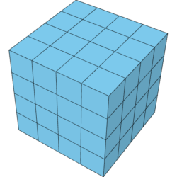 Pentomino Würfel 4x4x4