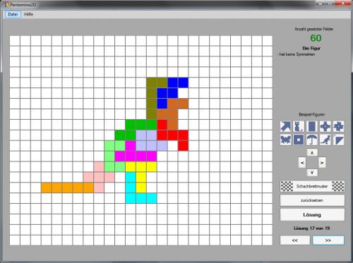 Screenshot Pentomino2D