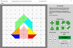 screenshot Lösungsprogramm Kreuzbrecher deutsch