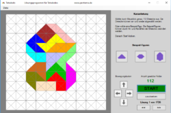 screenshot Lösungsprogramm Tetrabolo deutsch