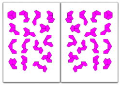 Trigem Bastelvorlage magenta