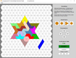 screenshot Lösungsprogramm HexiaE deutsch