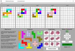 Pentomino 3D Lösungsprogramm 