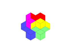 vollsymmetrische Polycubitsfigur