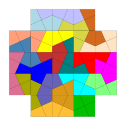 Tetrasplitcairo-Figur Kreuz
 Lösung