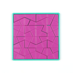 Tetrasplitcairo Figur großes Quadrat als 3D Druck