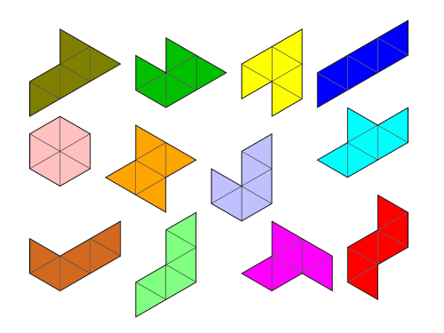 Hexiamond Spielsteine