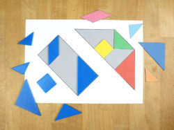 Tangram Figurenvorlage
