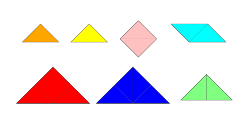 Tangram Spielsteine