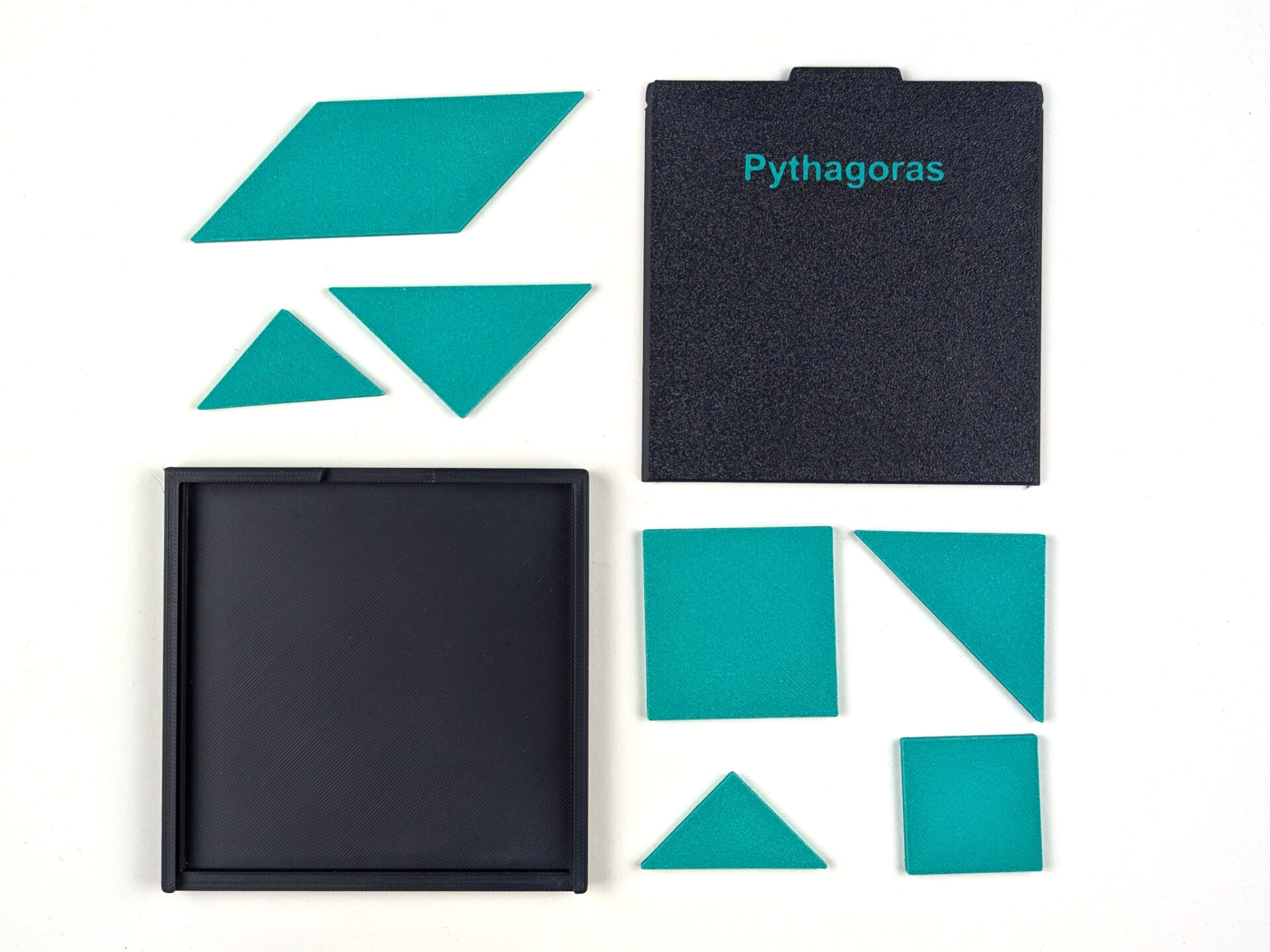 Pythagoras-Puzzle aus dem 3D-Drucker