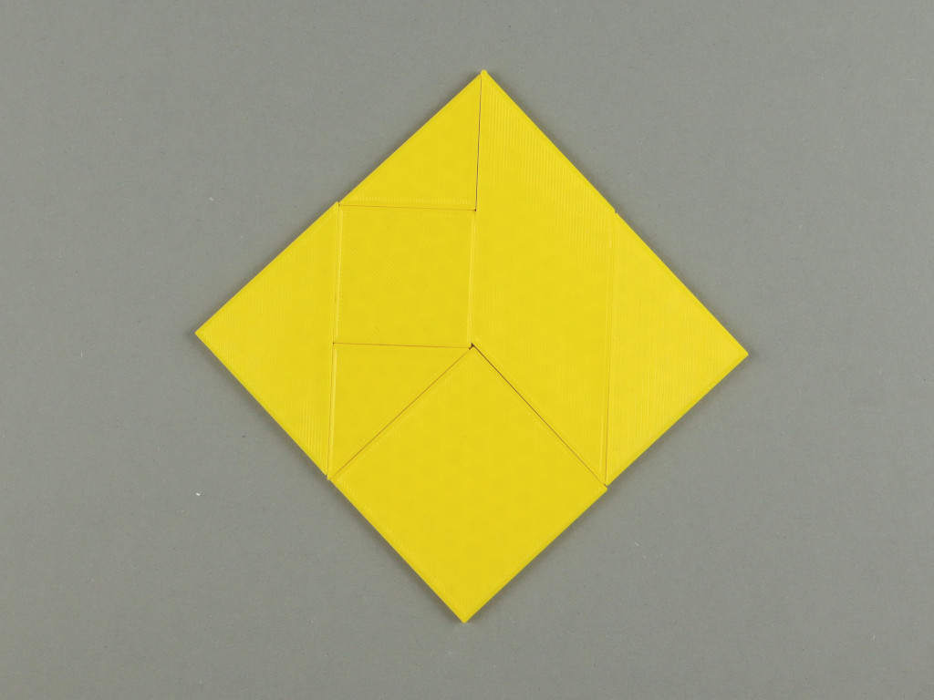 Pythagorasfigur Quadrat
