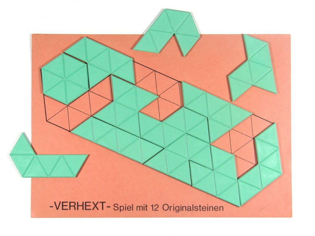eine Hexiamondfigur aus Verhext Spielsteinen