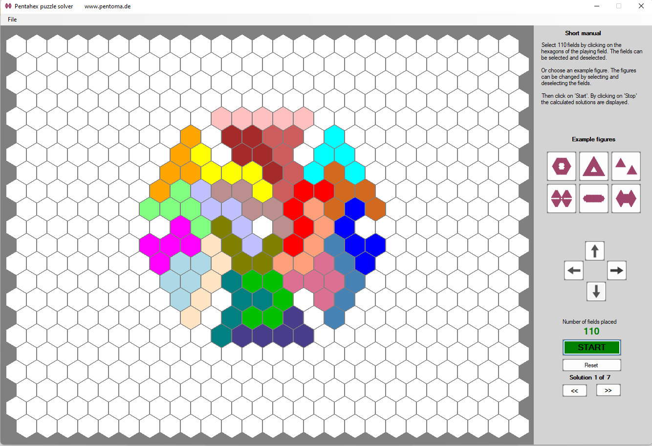 Pentahex Lösungsprogramm