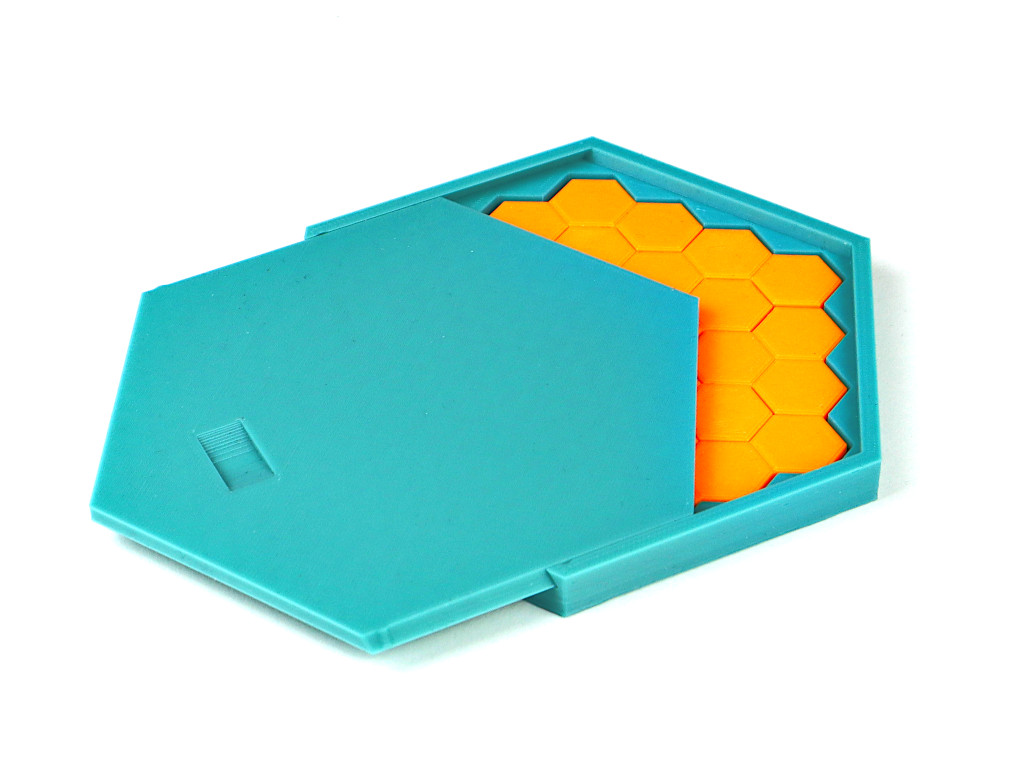 3D gedruckte Tetrhex-Sliderbox