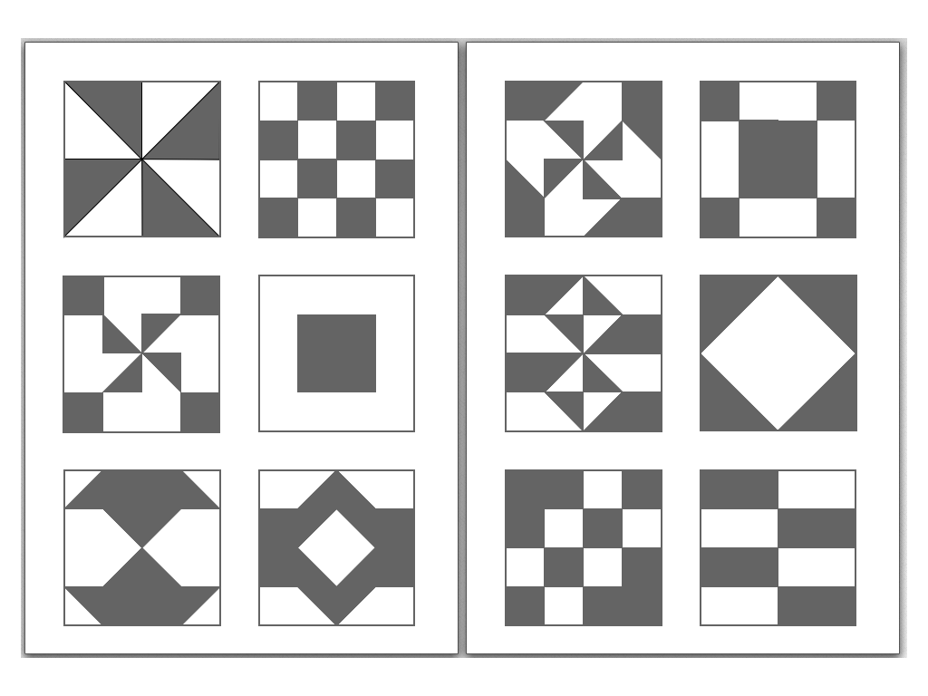 Blocks Vorlagen