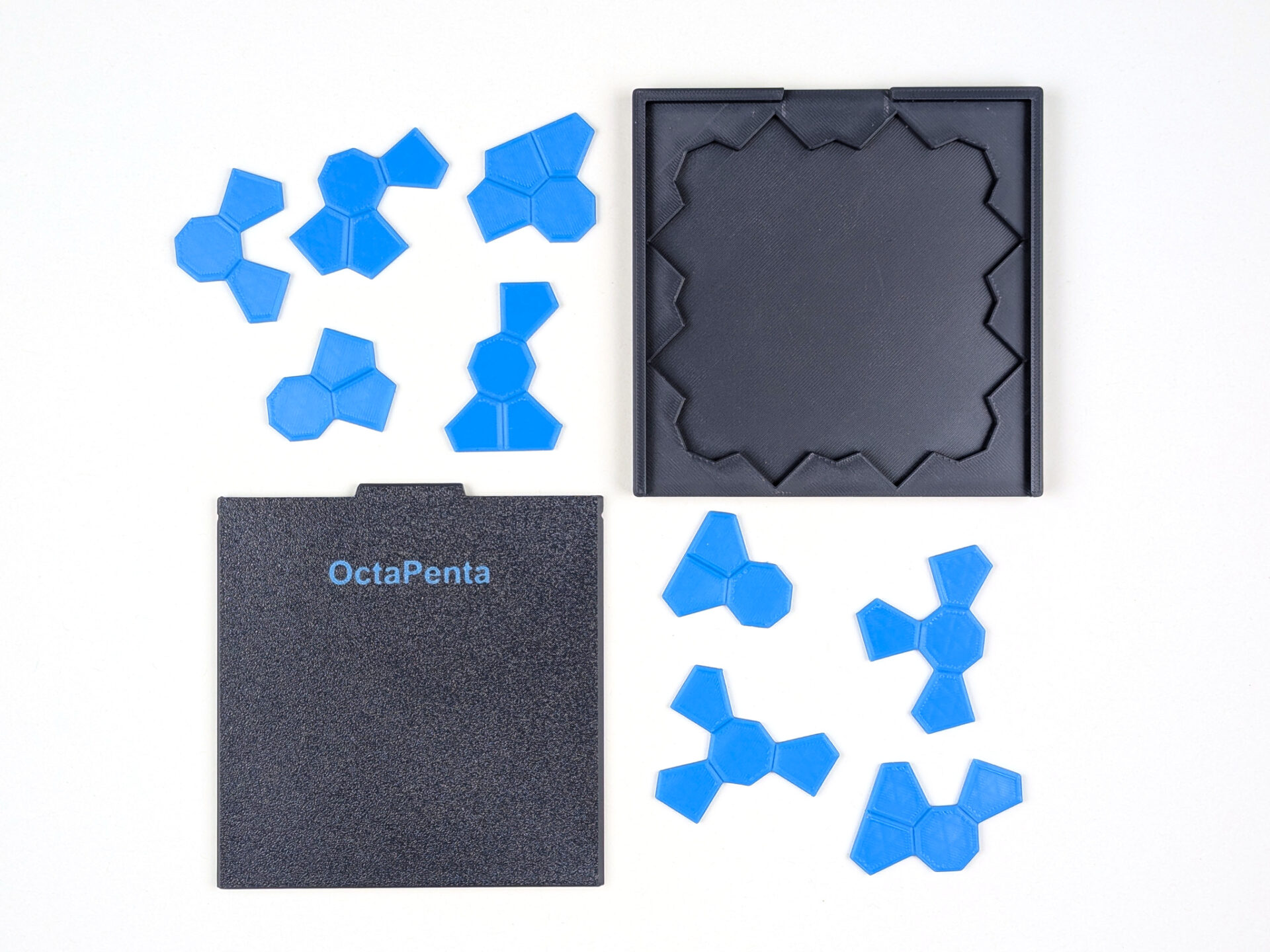 OctaPenta-Puzzleteile und Sliderbox