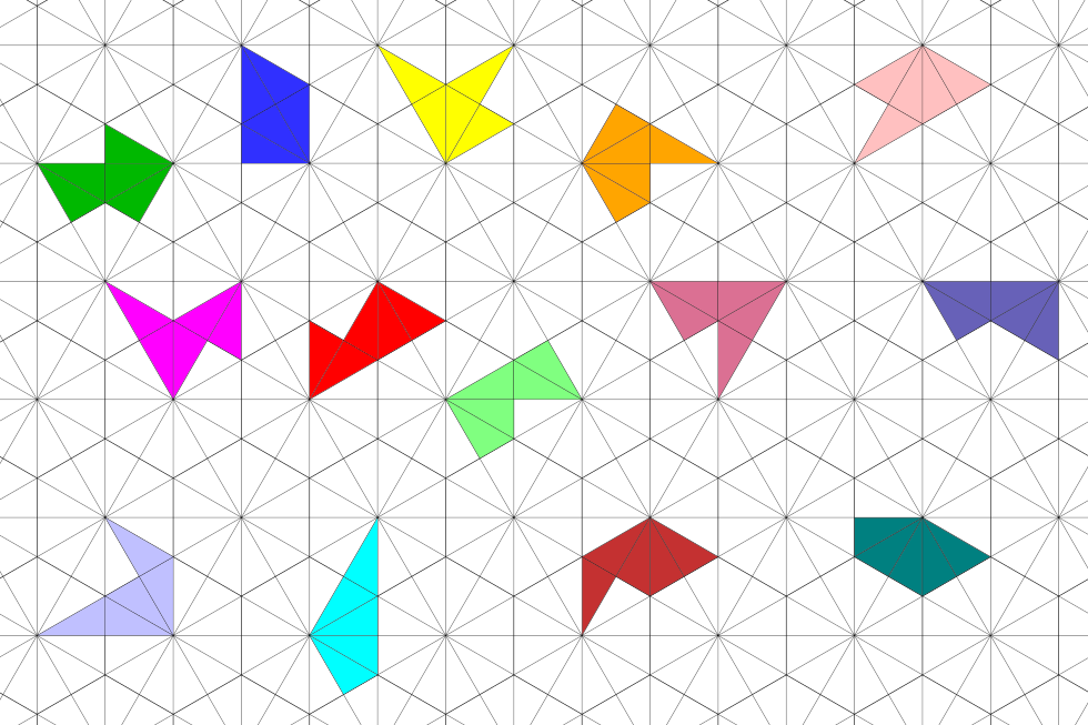 14 Pentadrafter im Draftergitter