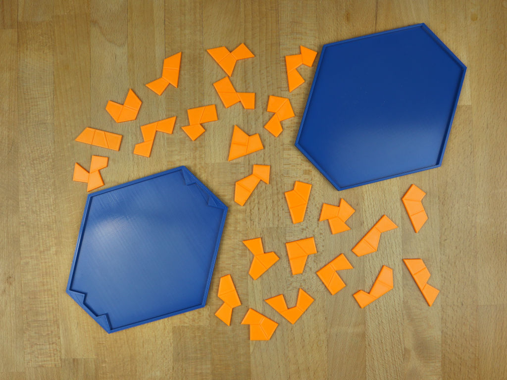 3D-Druck-Trizoidpuzzleteile