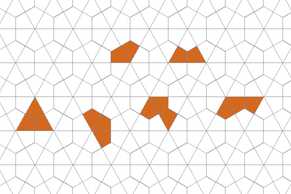 Dikites and Trikites in the Honeycomb Grid