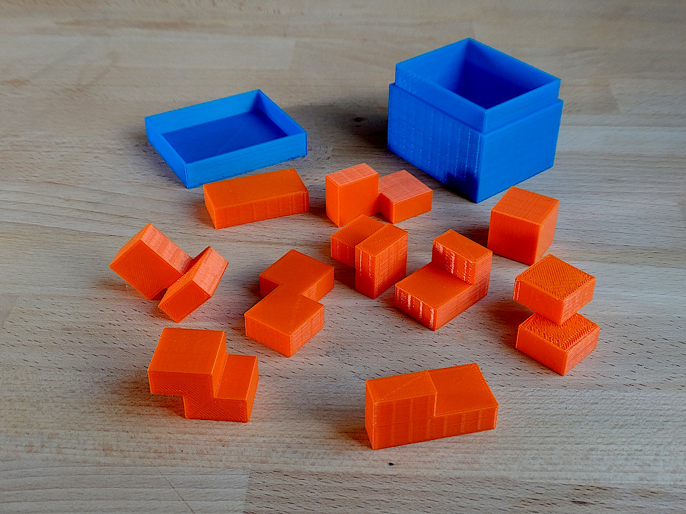 3D-Druck Gemini Puzzleteile