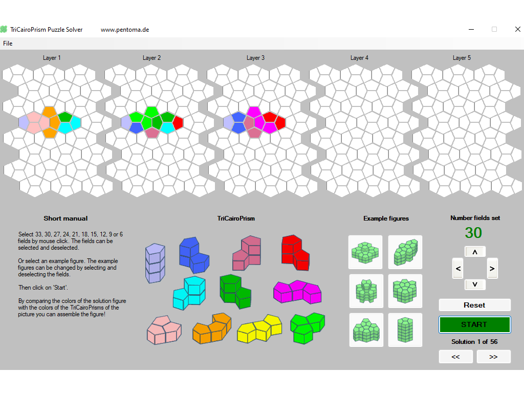 TriCairo Prism shape 2 solution