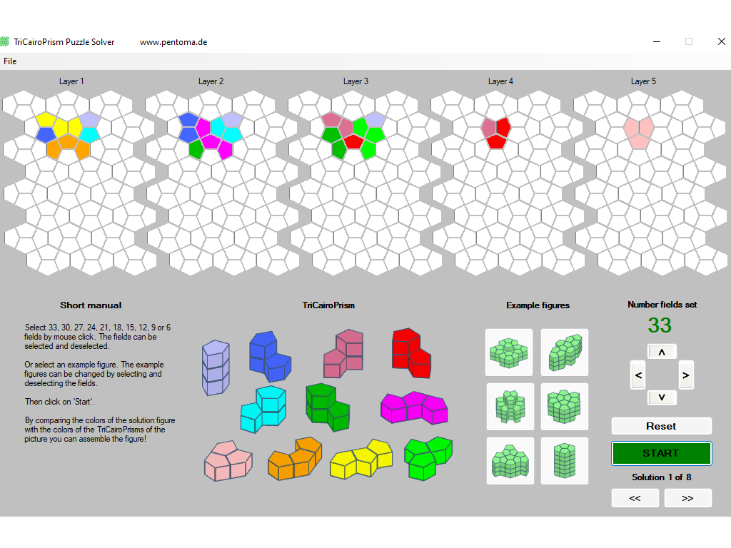 TriCairo Prism shape 3 solution
