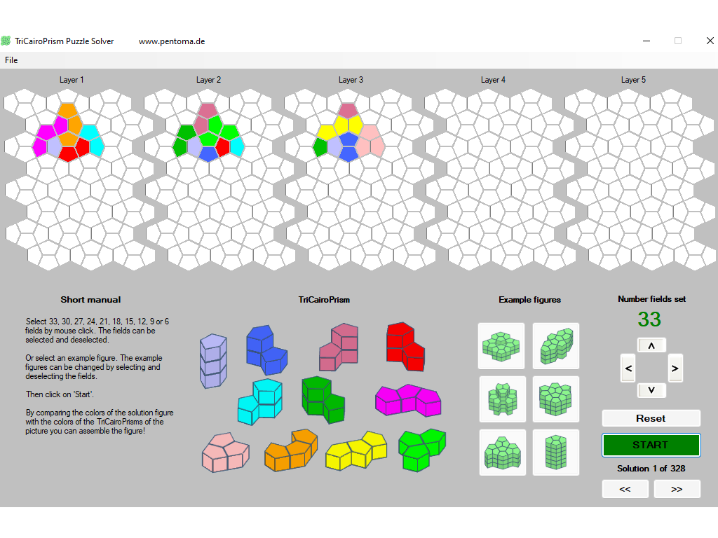 TriCairo Prism shape 6 solution