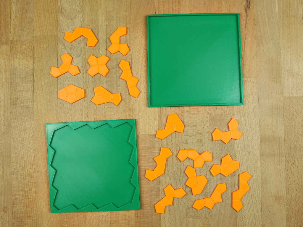 3D gedrucktes Tetracairopuzzle