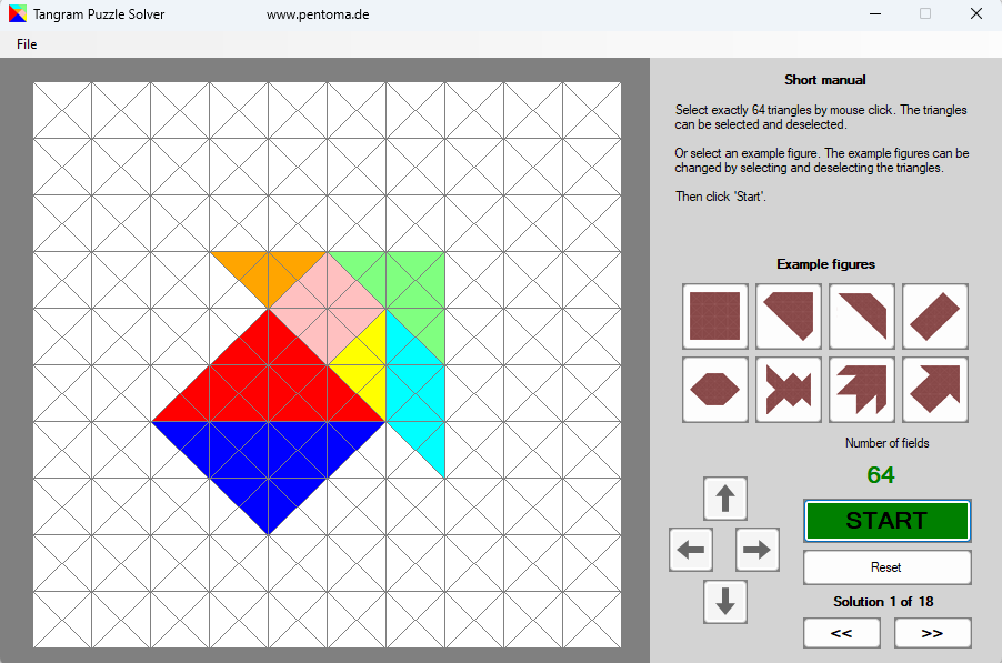 screenshot tangram solver