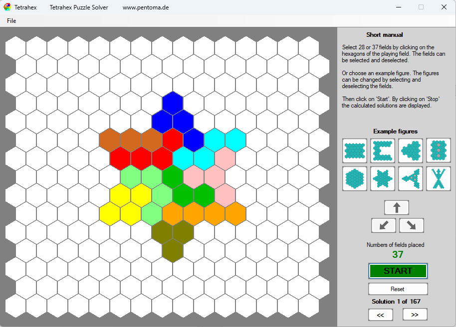screenshot Tetrahex solver