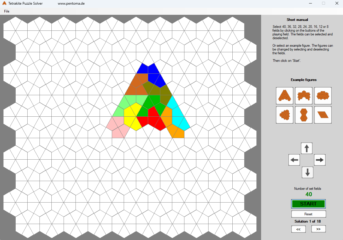 screenshot tetrakite solver