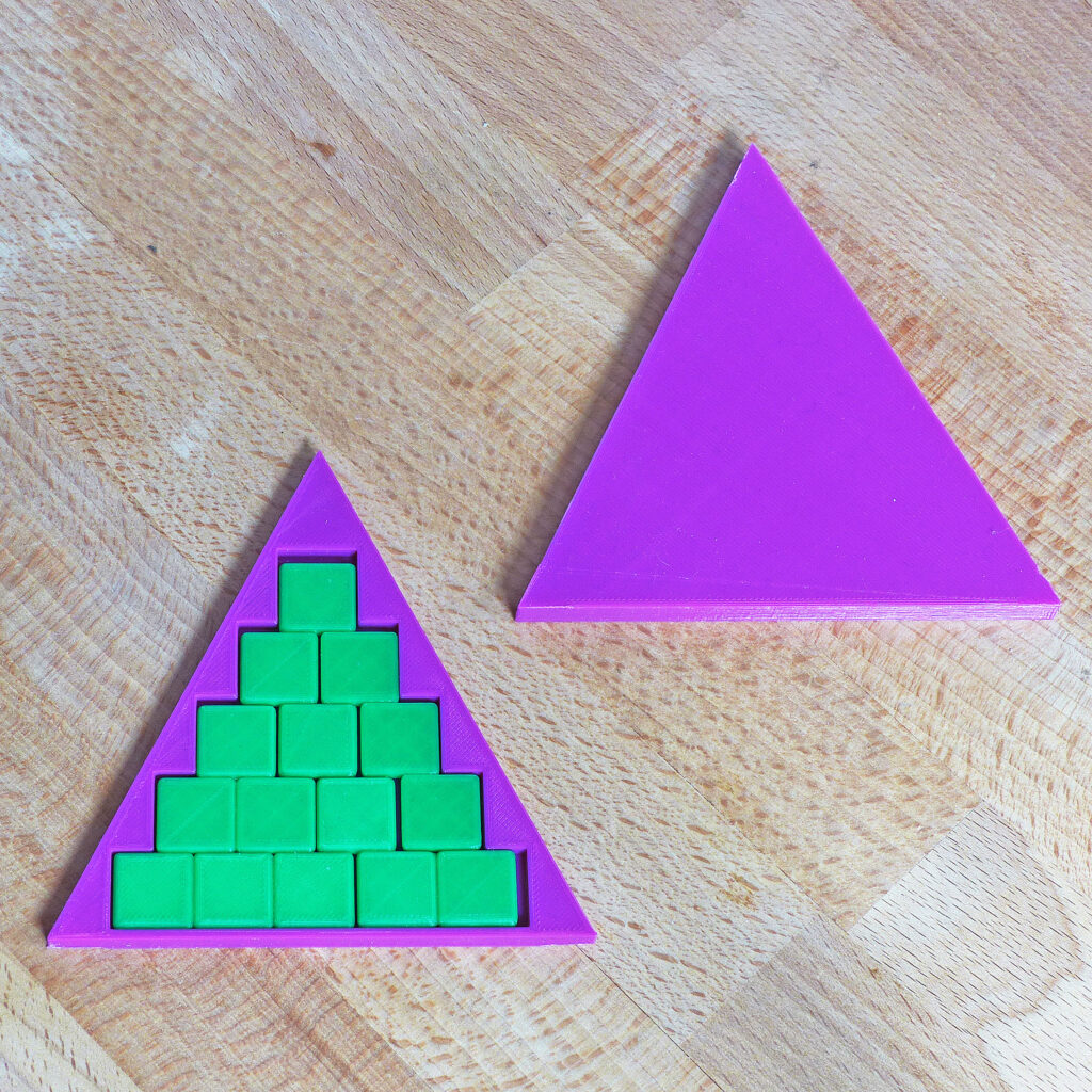 3D printed Trihops Puzzle