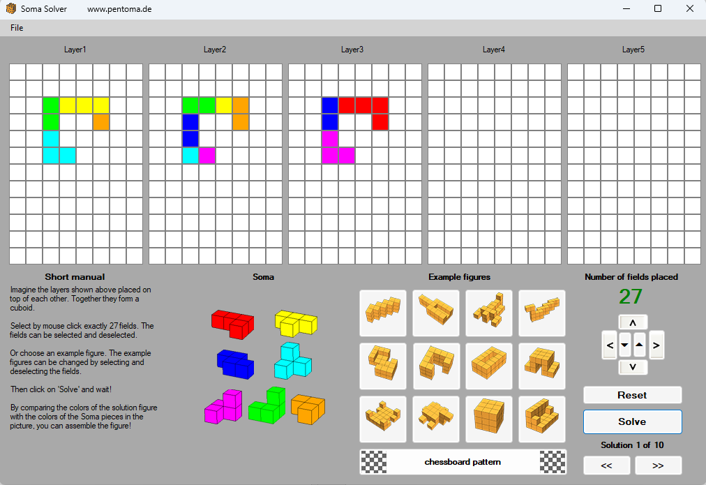 screenshot Soma solver