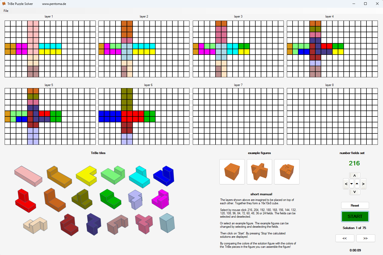 screenshot TriBe Solver