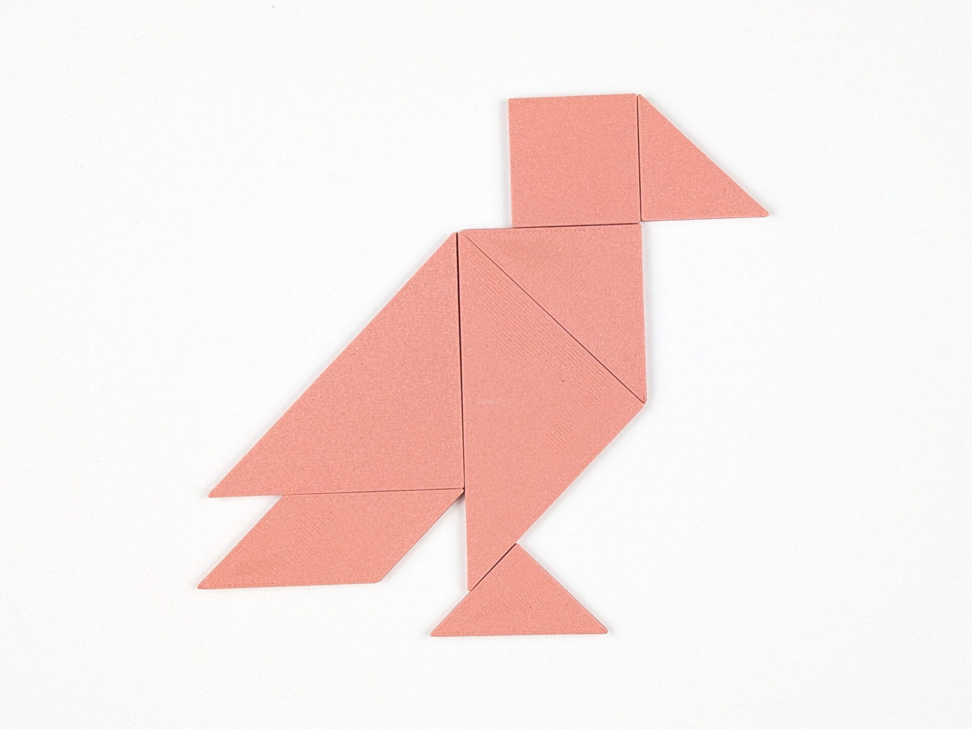 Tangram Raven: Figur in Form eines Raben