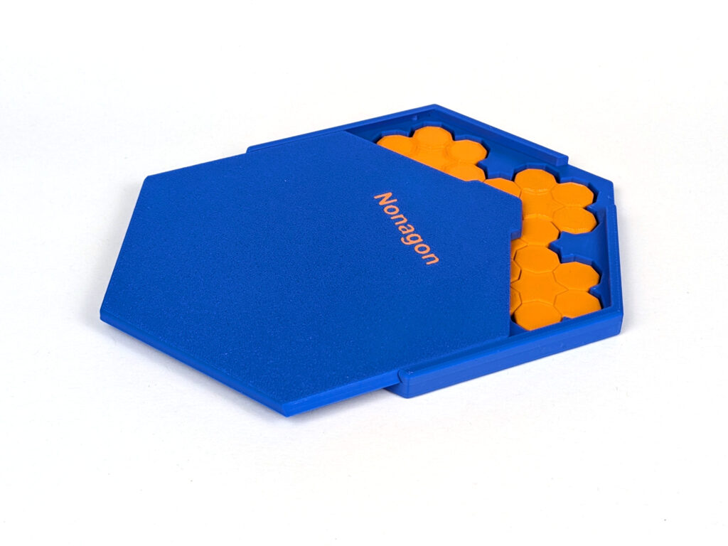3D-gedrucktes Nonagon-Puzzle